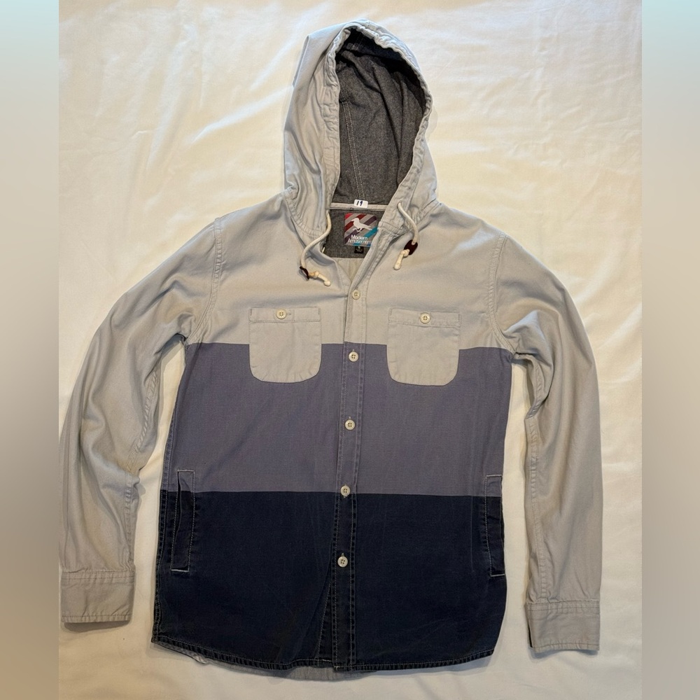 Modern amusement, small button up hoodie
